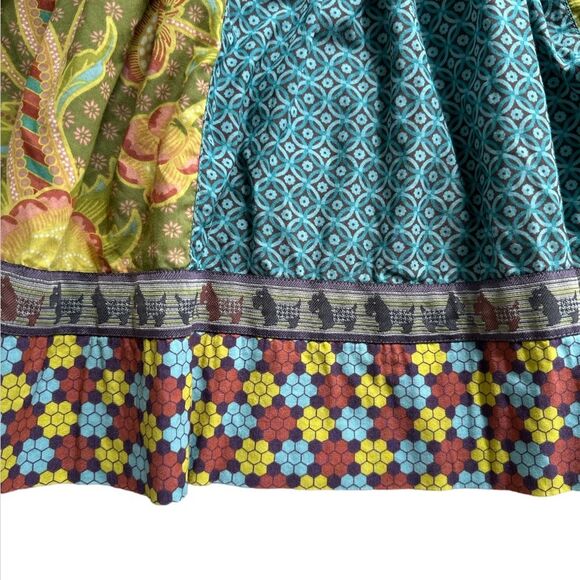 Matilda Jane Leona Dress You and Me Scottie Dog Apron Dress Size 4 - Picture 14 of 16